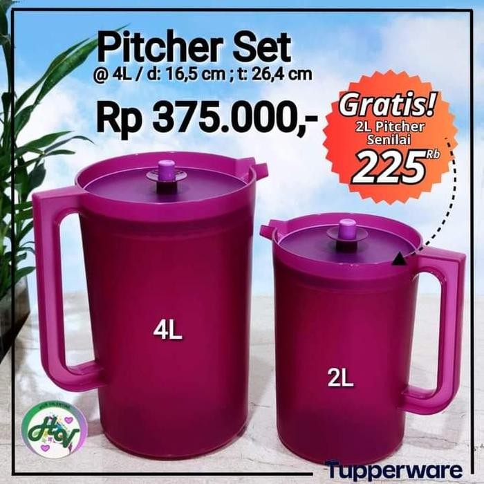 Pitcher Set Teko Air Tupperware