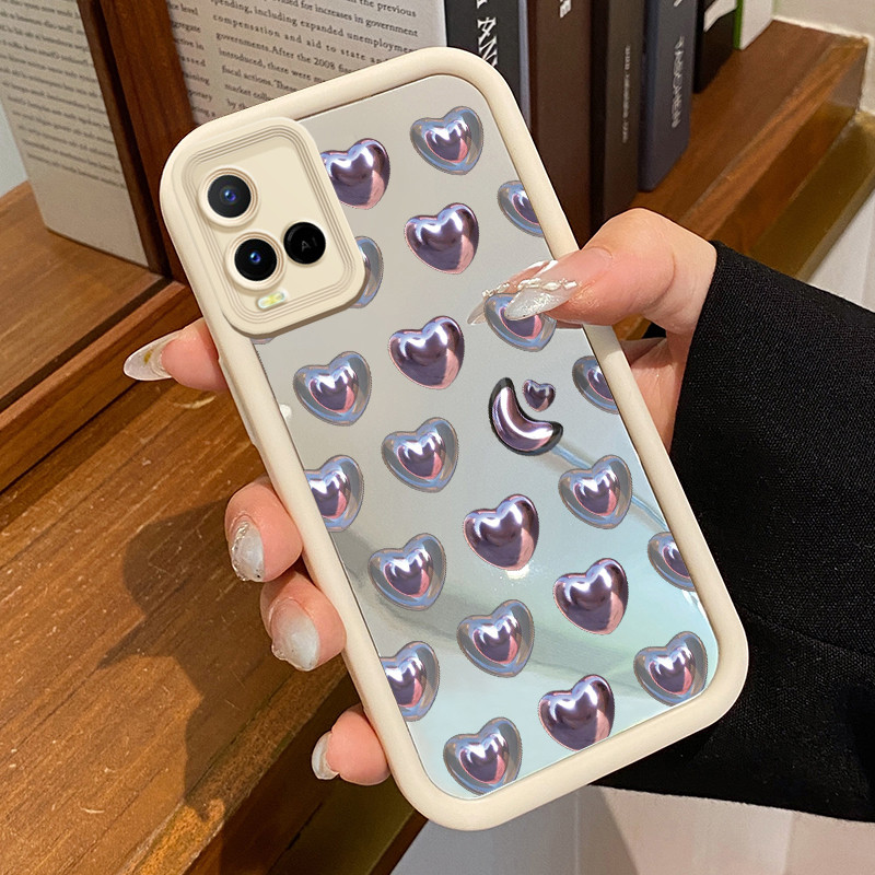 Casing Hp VIVO Y21 Y21s Y21T Y21E Y21A Y21G Y33T Y33s Case HP Casing pola Cinta dan Awan Kesing Cesi