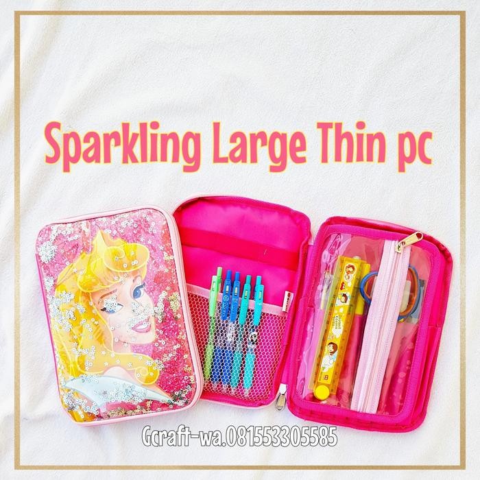 

SPARKLING LARGE THIN PENCIL CASE