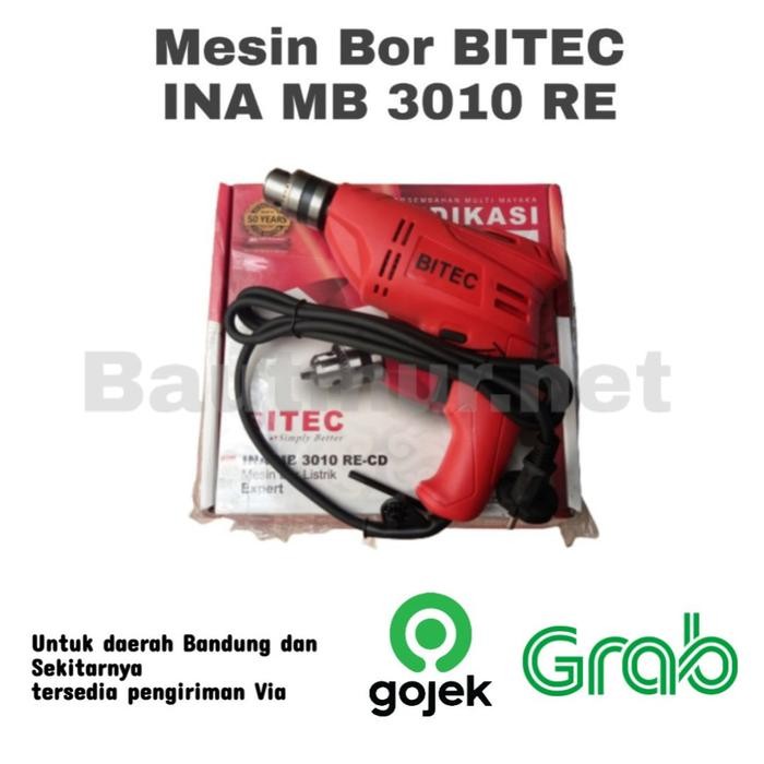 Bitec Dm 3510 Re-J Mesin Bor Listrik - Mesin Bor Besi Kayu 10 Mm