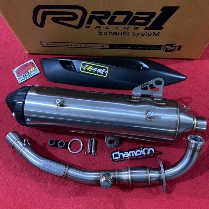 KNALPOT ROB1 RACING BORE UP 180CC - 250CC CUP V ALL NEW AEROX 155