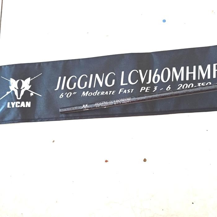 Terbaik Blank Lycan Jigging Pe 3-6 Original Product Non Shimano 100% Ori