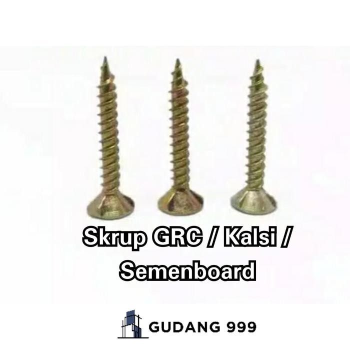 Best Seller Skrup Grc / Sekrup Kalsiboard / Skrup Sunray / Screw Kalsi 6X1 1000Pcs