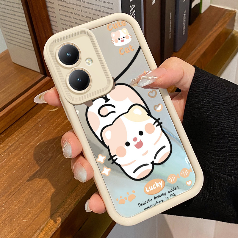 Casing Hp VIVO Y27 4G VIVO Y35+ 5G Case Softcase Casing HP Anak kucing nakal yang cantik Silikon Mir