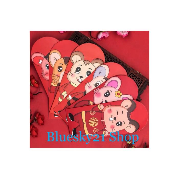 

(ISI 6) KERTAS ANGPAO IMLEK PANJANG TIKUS UNIK ANGPAO TIKUS TAHUN 2020 KODE 1094