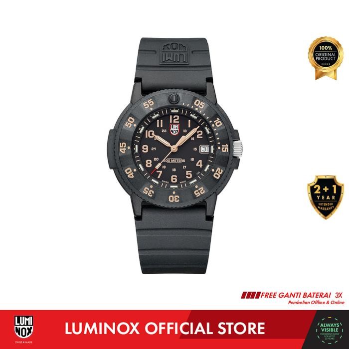 Sale Luminox 3001.Evo.Or, Original Navy Seal, Dive Watch, 43 Mm - Jam Tangan Pria