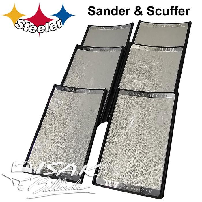 Steeler Cue Tip Tool - Scuffer Sander Shaper Amplas Stick Billiard