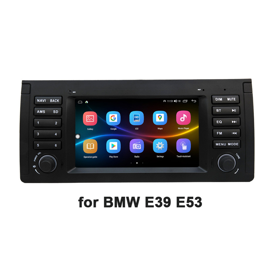 Car head unit stereo GPS screen radio Multimedia Player for BMW 5 E39