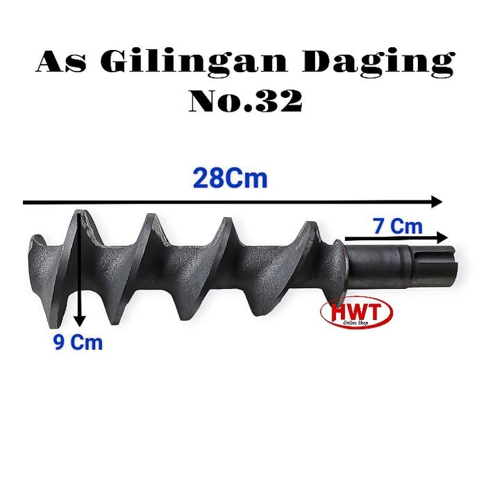 As Ulir Mesin Giling Daging No 32 Gilingan Daging
