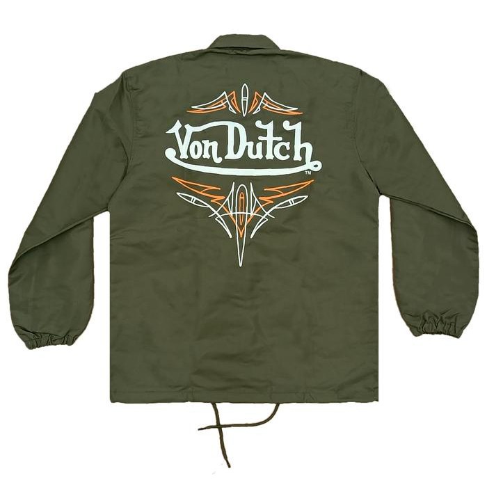 Von Dutch Windbreaker 1138 Army Green