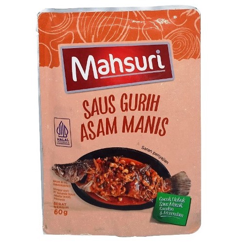 

S62129 MAHSURI SAUS ASAM MANIS 60GR MAJU BERSAMA (20250910)