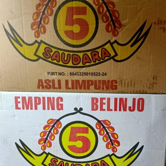 

Emping limpung 5 kilo besar / kecil