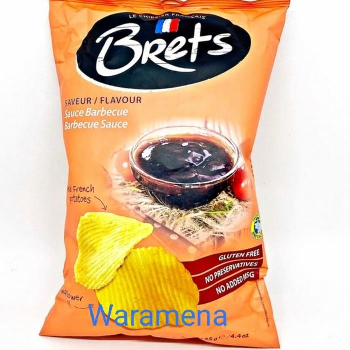 

BRETS POTATO CHIPS BBQ SAUCE 125gr