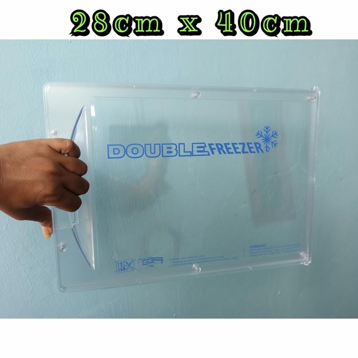 Tutup Freezer Kulkas Sharp Original Double Freezer Mega Freezer