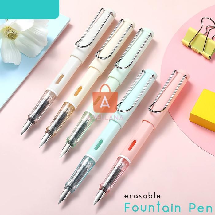 

OJ Pulpen Fountain Pen / Erasable Fountain Pen With Ink Catridge