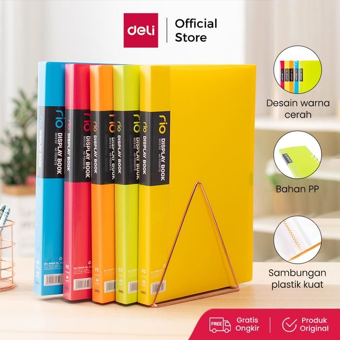 

OJ Deli EB01102 Display Book/Clear Holder-Rio FC 20P 5C