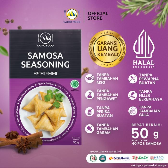 

Stok Baru Samosa Seasoning (Bumbu Samosa) - Cairo Food