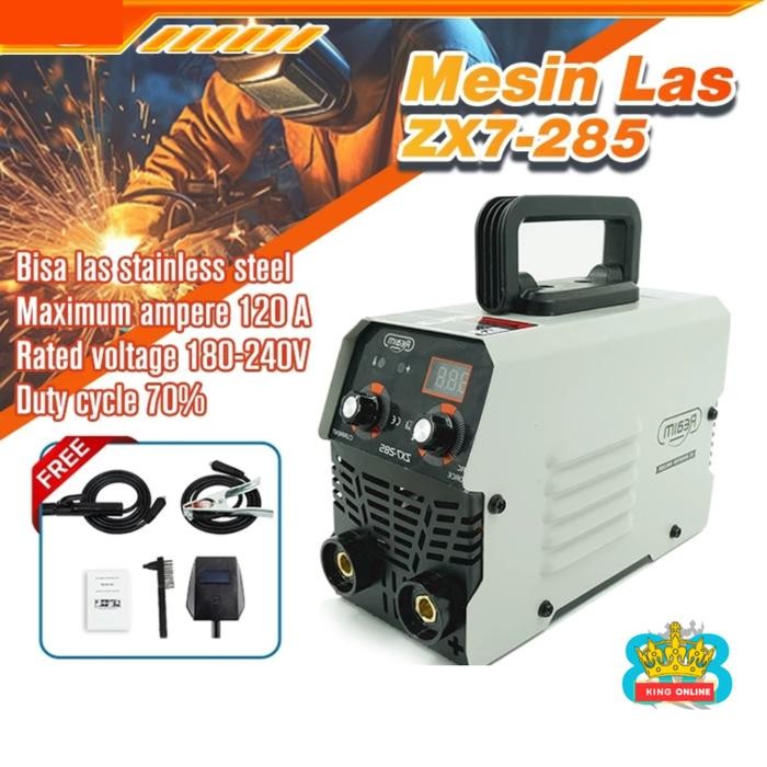 Ready Reaim ZX7-285 Mesin Las Inverter MMA 450 watt IGBT - Mesin Trafo Las Welding - Travo Las