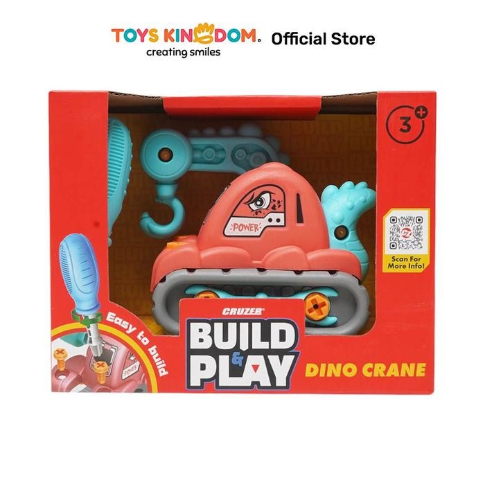 Pilihan- Toys Kingdom Cruzer Set Build & Play Dino Crane