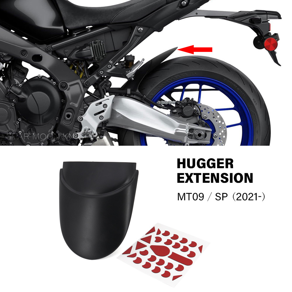 Motorcycle Rear Fender Mudguard Extender For Yamaha MT-09 MT 09 SP