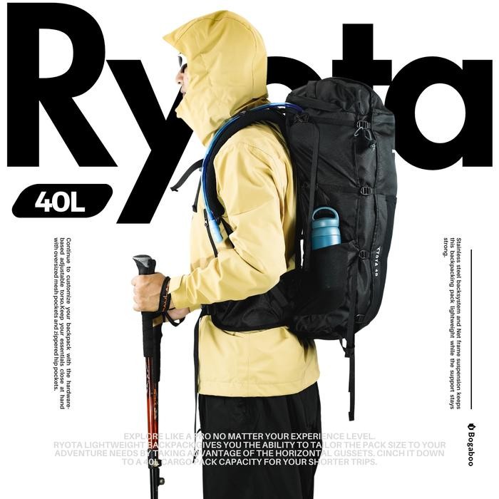 SIAPKIRIM BOGABOO RYOTA tas gunung carrier ultralight 40 L - Tas BACKPACK BOGABOO Seri RYOTA 40 L -