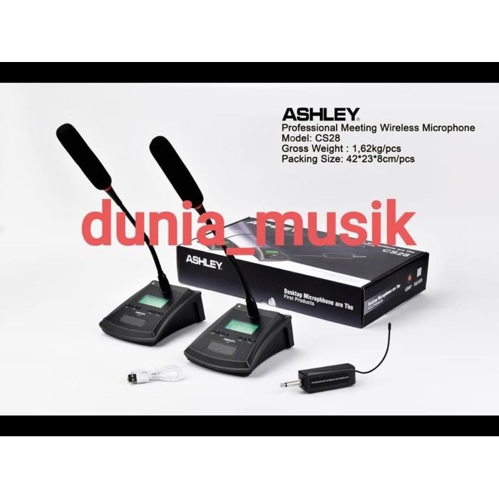 Ready MIC MEJA WIRELES ASHLEY CS28 CS 28 ORIGINAL