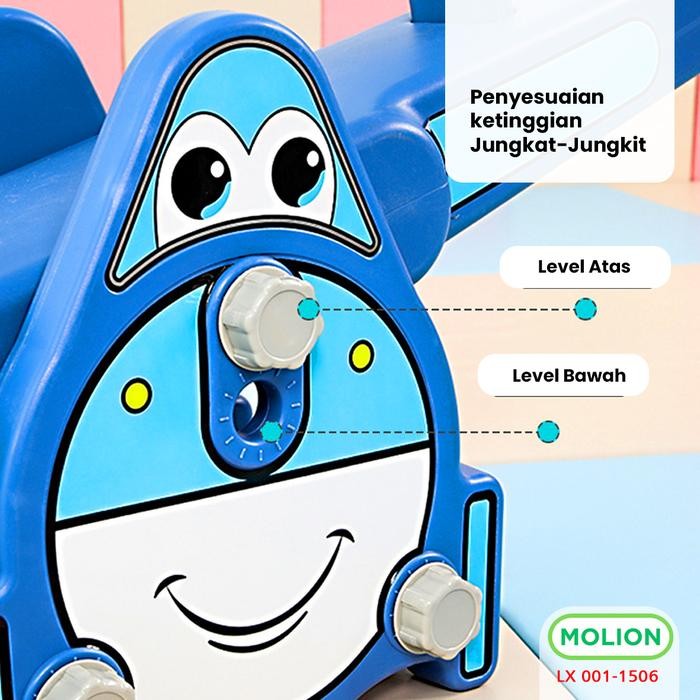 TERBARU MOLION SNI MAINAN JUNGKAT JUNGKIT ANAK PEROSOTAN PLAYGROUND PLASTIK PERMAINAN KUDA KUDAAN