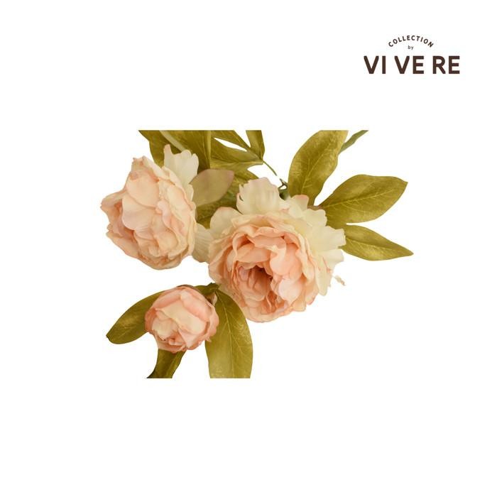 ASLI VIVERE Bunga Palsu Peony Champagne READY STOCK