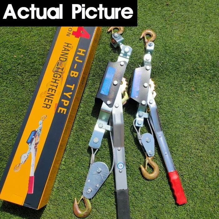 RATCHET PULLER HAND PULLER RACHET TRACKER HAND TAKEL 2/4TON - KATROL SLING - HAND WINCH OFFROAD -