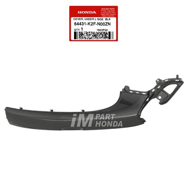 64431-K2F-N00ZN Cover Dek Lantai Kiri Scoopy eSP K2F Hitam Glossy