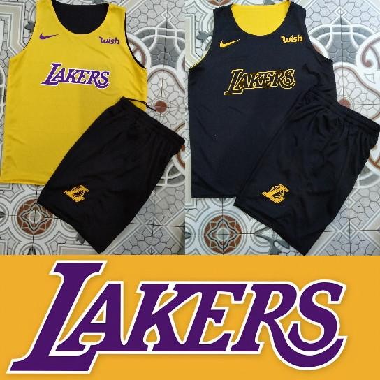 fb17- Jersey Basket Anak Nba Lakers/Jersey Basket Anak La Lakers-Bolak-Balik