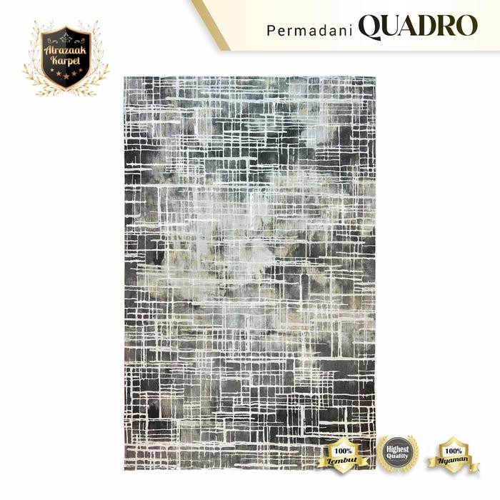 Terlaris Karpet Permadani Turki Quadro Vintage Abstrak 200x300