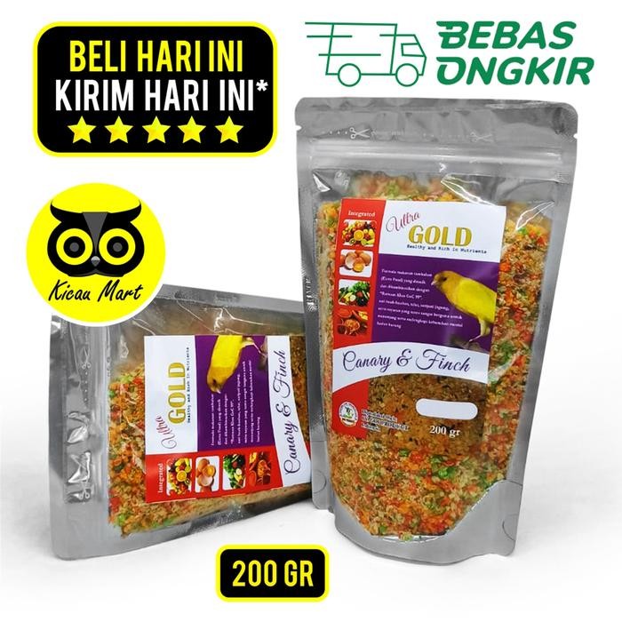 ces0- Pakan Makanan Burung Kenari Extra Fooding Ultra Gold Canary Finch Goc