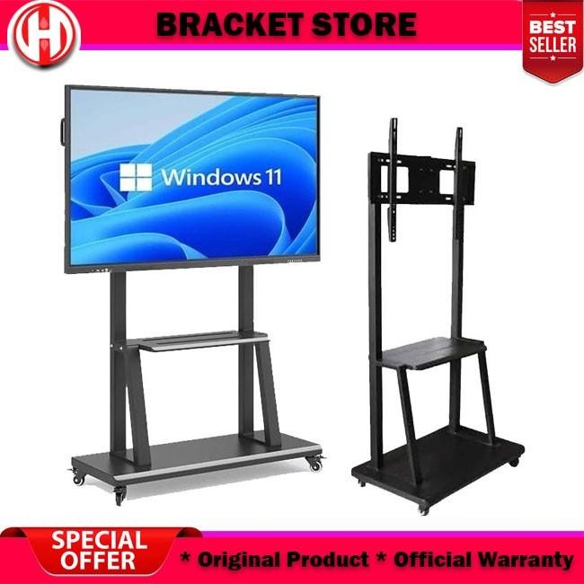 BERGERAK BRACKET STANDING TV 32-85 INCH TV BERDIRI STAND UNIVERSAL DAPAT DISESUAIKAN LED TV STAND