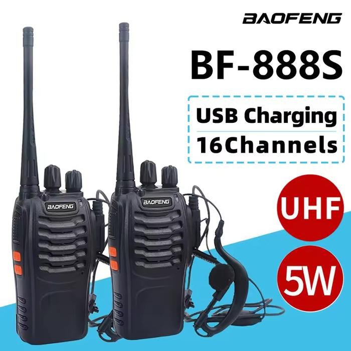 Ready HT Baofeng BF 888S/ Baofeng Handy Talky Radio HT/ Antena Radio HT Baofeng 888S/ Radio HT