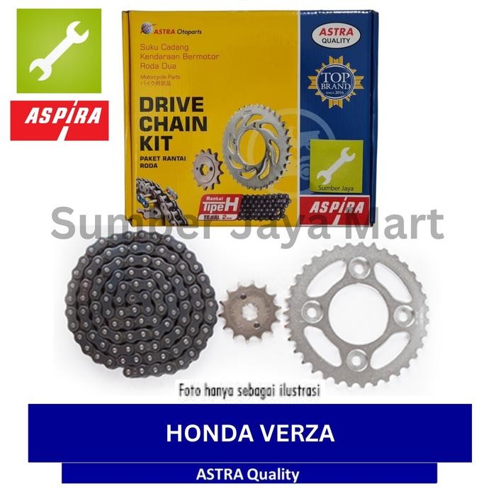 Gear Ger Gir Set K18 Honda VERZA Aspira Original Murah