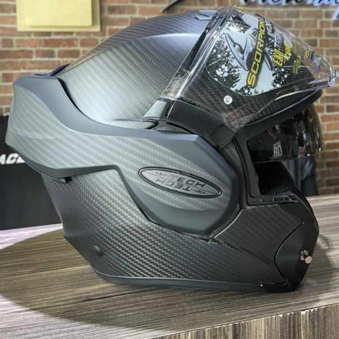 helm scorpionexo tech carbon matte modular