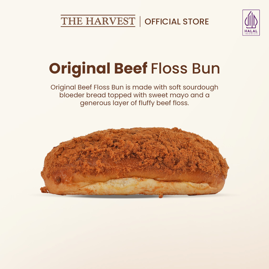 Original Beef Floss Bun (New Recipe) | Roti Dengan Isian Abon Sapi Manis Gurih Dan Lezat