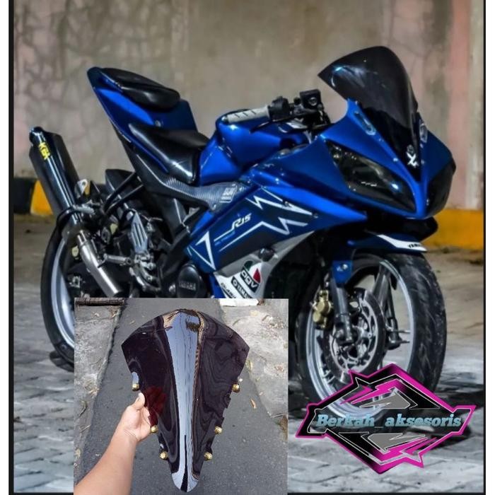 VISOR R15 V2 MODEL JAMBUL FULL JENONG BONUS BAUT VARIASI