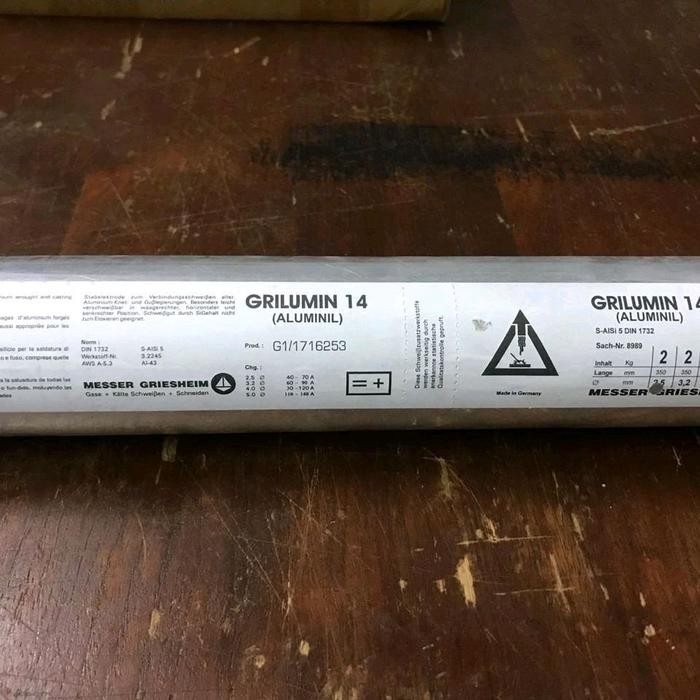 Kawat las aluminium 4043 2.5mm eceran 1kg