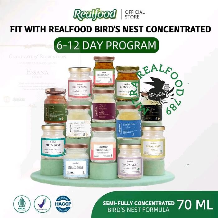 Realfood Promo 6 Botol & 12 Botol ( Minuman Sarang Burung Walet )