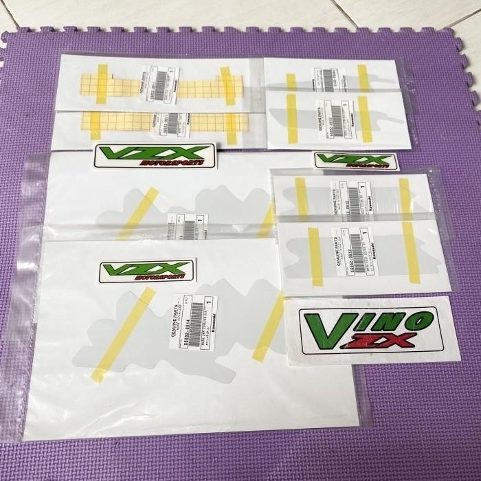 Stiker Striping Ninja RR 150 OLD CBU Merah Maroon Metalic Ori Kawasaki