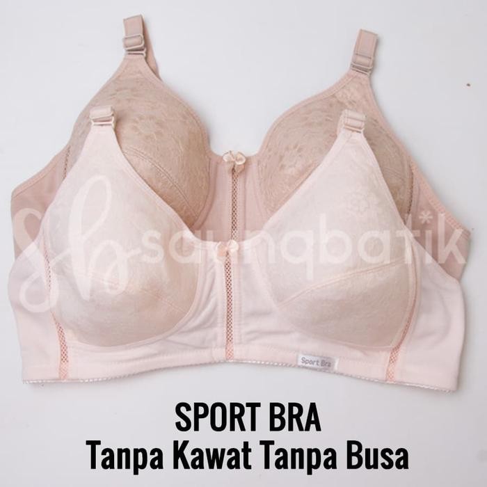 yrka- Bh Tanpa Kawat Tanpa Busa Bh Cup C Cup Besar Sports Bra Bh Sport Spr18