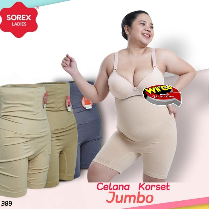 yrka- K389 Sorex Celana Korset Wanita, Celana Dalam Korset Perempuan Jumbo Bb 75 - 100 Kg