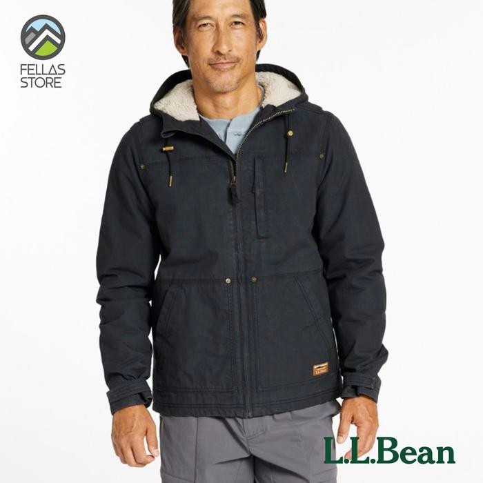 LL Bean - Men's Insulated Utility Hoodie Jacket Black