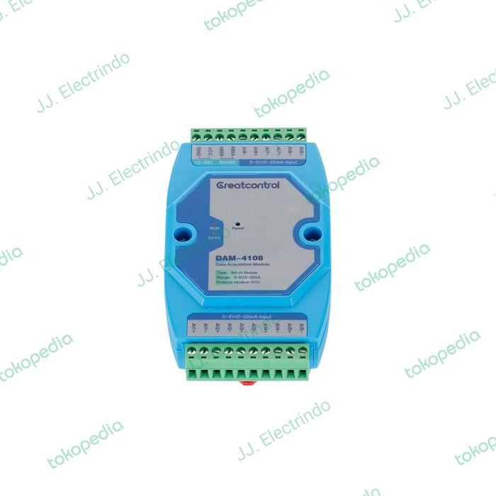 Terbatas Modbus Io Analog Input 0-5V , 0-20Ma To Rs485 Modbus Rtu Data Acquisition 12Bit Terlariss