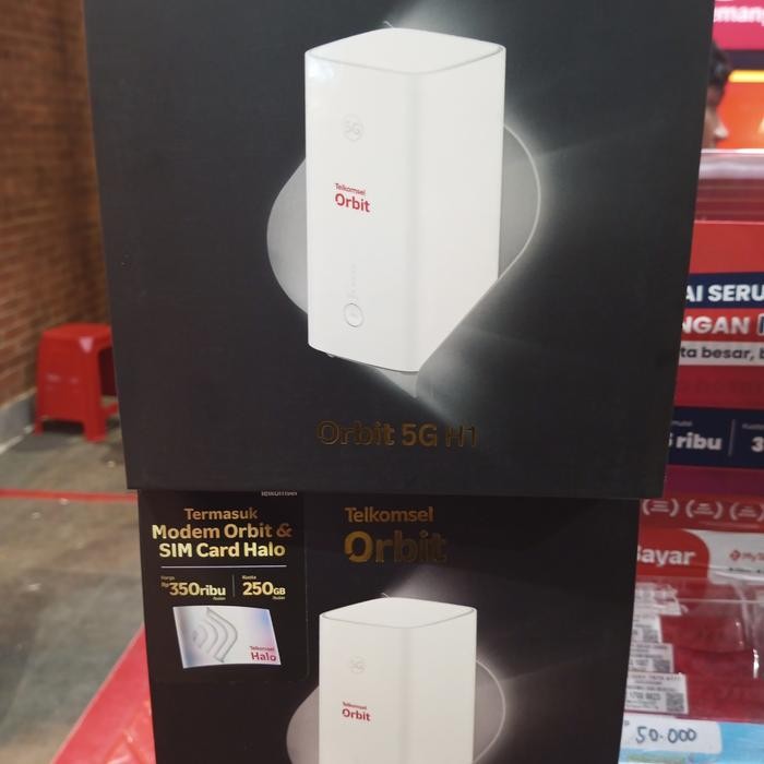 MODEM WIFI ORBIT TELKOMSEL 5G H1 FREE 200GB 30 HARI
