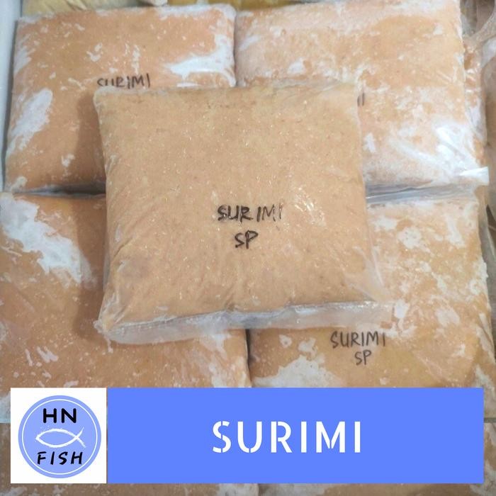 Instanbisa- Ikan Giling Surimi Super 1Kg / Ikan Surimi / Daging Ikan Krisi Giling