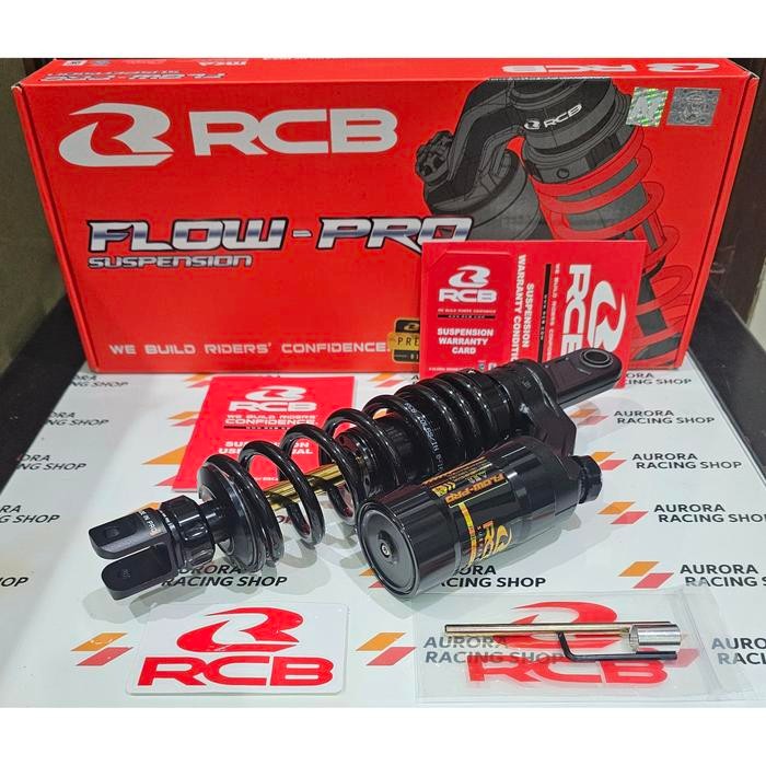 Paling Baik Shockbreaker Rcb Flow Pro 330 Mm Honda Vario 160 / Stylo 160 - Original Rcb Terlariss 
