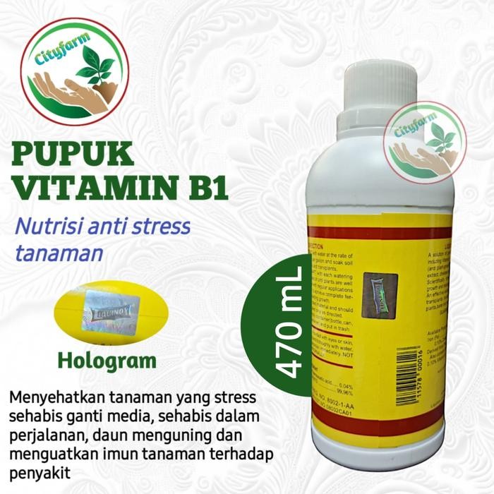 Pupuk Vit B1 Tanaman Original USA Berhologram Daun